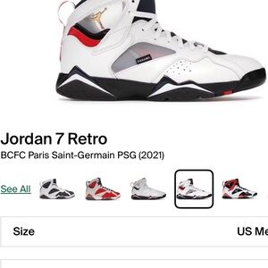 Jordan Air Jordan 7 Retro BCFC White & University Red Box Label